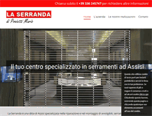 Tablet Screenshot of la-serranda.com